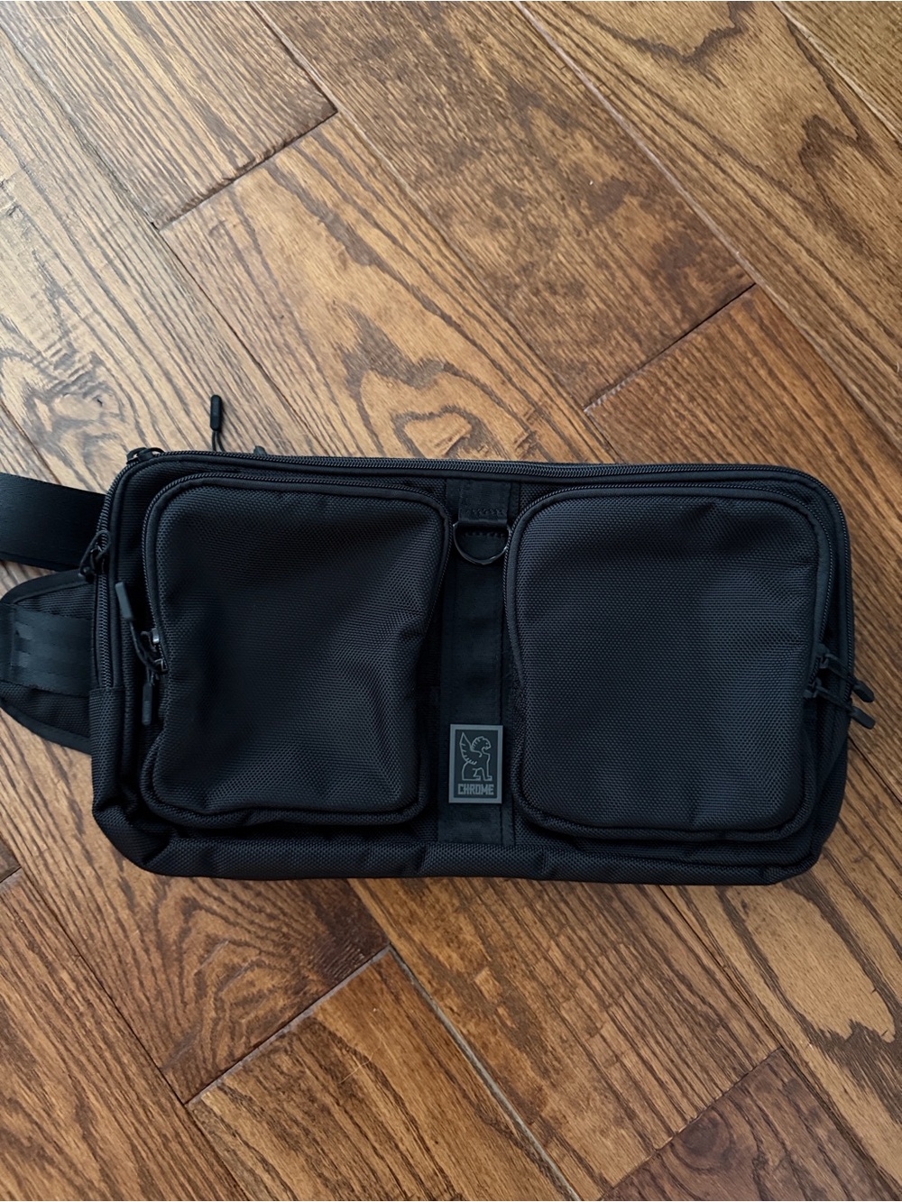 Chrome Industry Black Crossbody Sling Bag